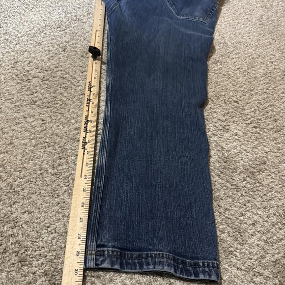 Duluth Jeans Mens 38x30 Blue Coolmax Flex Ballroom Relaxed Fit Stretch Denim - Picture 12 of 13